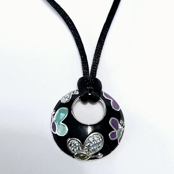 EMA Silver Peridot & Topaz Necklace - Picture 4 of 8